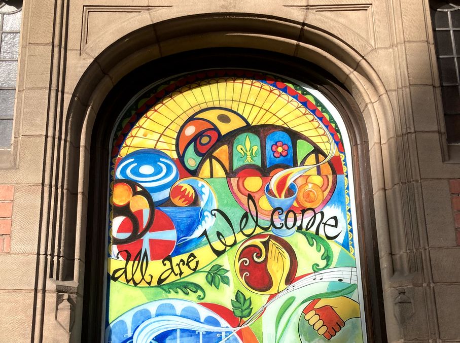 Wesley welcome window